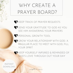 prayer board kit, christian collage, vision board, prayer kit, scripture, bible verses, prayer board, boho christian, inspirational bible verse, bible art