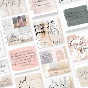prayer board kit, christian collage, vision board, prayer kit, scripture, bible verses, prayer board, boho christian, inspirational bible verse, bible art