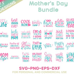 34 Mom svg bündeln Hand beschriftet | Muttertag svg | Mama Leben svg | Mama svg | gesegnete Mama svg | Mutter von Jungen Mädchen svg | Mama Zitate svg png
