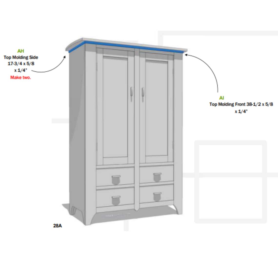 Diy Modern Kitchen Cupboard Plan Modern Kitchen Plan Etsy