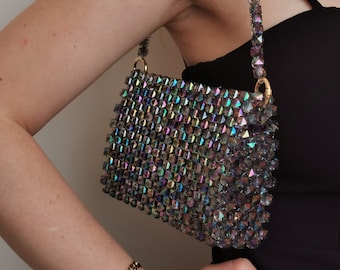【新品・未使用タグ付】 Christiana ショルダーバッグ ビーズバッグ CHRISTIANA BEADED PURSE FRENCH BLUE PAISLEY TOTE DESIGN | eBay