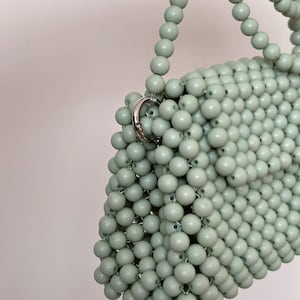 Grüne Perlentasche funkelnde Tasche, Kristall Geldtasche, Diamant Tasche, Abendtasche, Abschlussballhandtasche, Strasstasche, glänzende Tasche, Perlentasche, perlenbesetzte Geldbörse