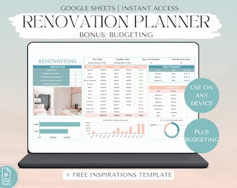 Pianificatore di progetti di ristrutturazione definitiva, Pianificatore di progetti di interni, Budget di ristrutturazione, Modello di miglioramento della casa, Modello di ristrutturazione online