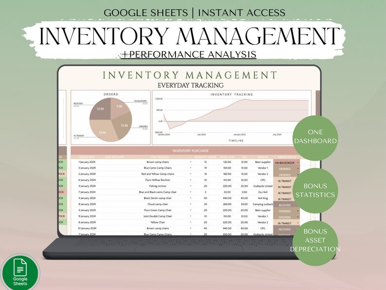 Inventory Template for Small Business Inventory Tracker Spreadsheet ...