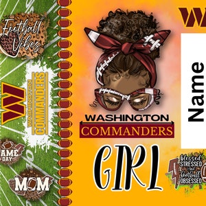 Washington Commanders 20 oz Girl Tumbler - Different variations
