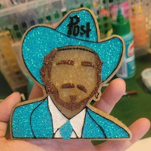Cowboy Posty Car Freshie - Custom Decorative Air Freshener