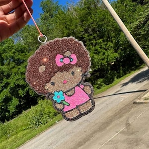 Afro HK Car Freshie - Deodorante per ambienti decorativo personalizzato