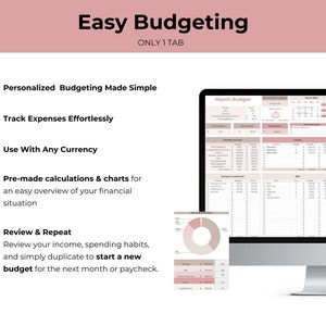 Simple budget Google sheet