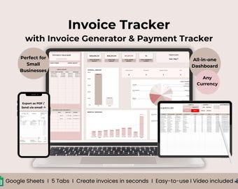 Invoice Generator Google Sheets: Create & Track Customer Payments