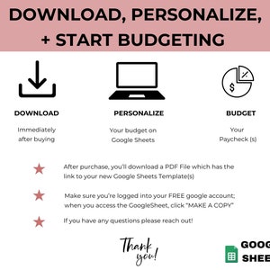 Simple zero based budgeting spreadsheet