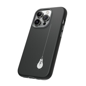 Omori Lightbulb Shock Resistant Phone Case, Matte or Glossy Finish image 5