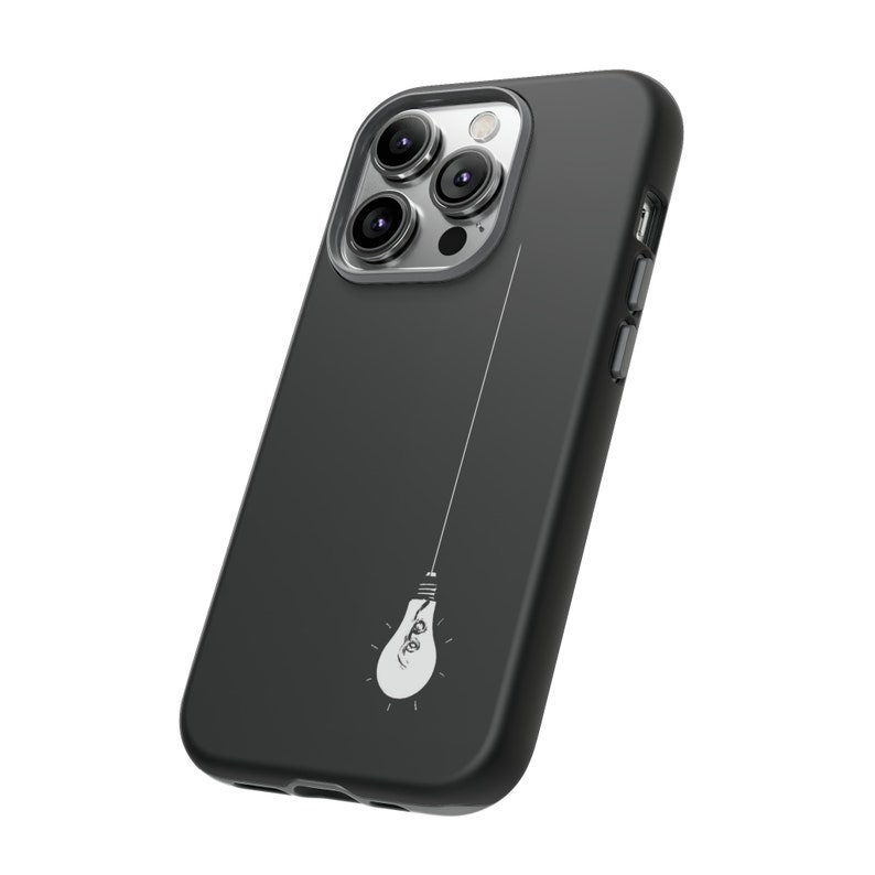 Omori Lightbulb Shock Resistant Phone Case, Matte or Glossy Finish image 5