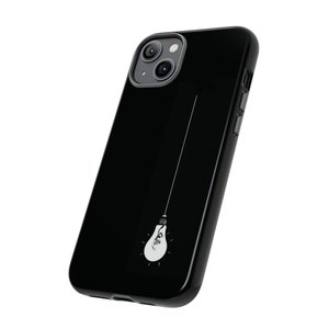 Omori Lightbulb Shock Resistant Phone Case, Matte or Glossy Finish image 6