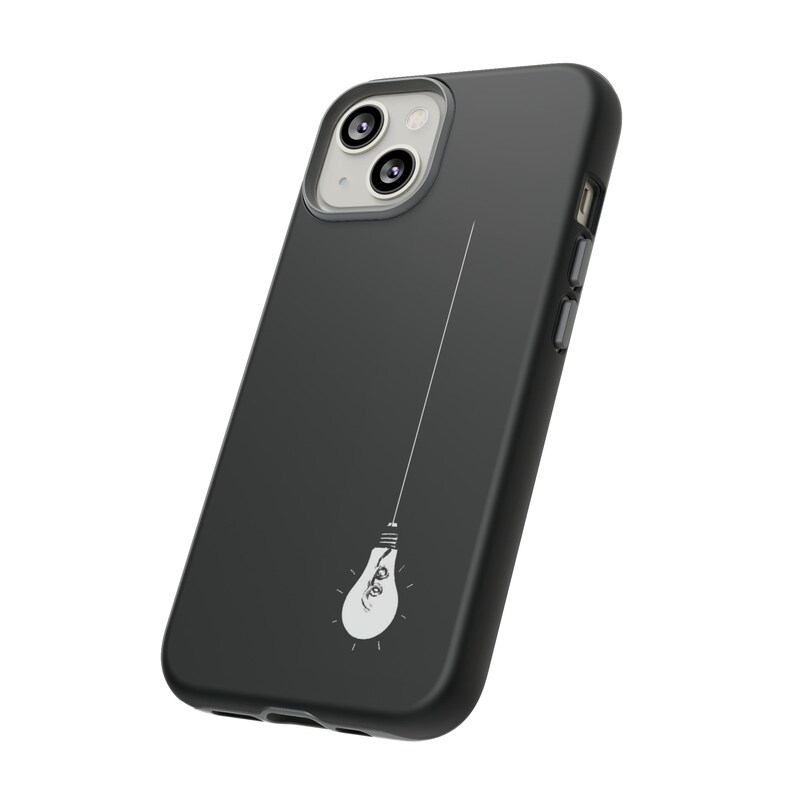 Omori Lightbulb Shock Resistant Phone Case, Matte or Glossy Finish image 3