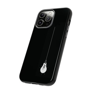 Omori Lightbulb Shock Resistant Phone Case, Matte or Glossy Finish image 8