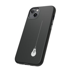 Omori Lightbulb Shock Resistant Phone Case, Matte or Glossy Finish image 7