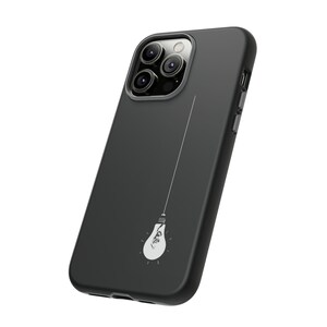 Omori Lightbulb Shock Resistant Phone Case, Matte or Glossy Finish image 9