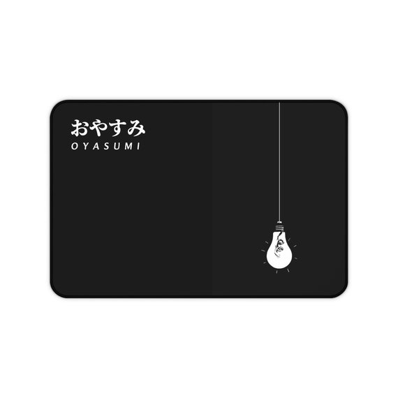 Omori Oyasumi Lightbulb Black Desk Mat - Etsy