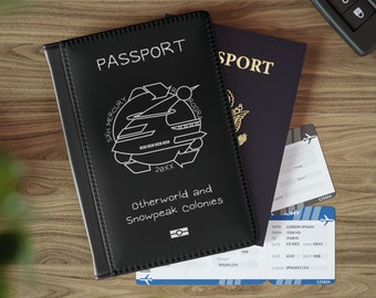 Omori RFID Passport Cover Wallet - Space Boyfriend's Spaceship