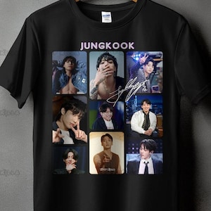 Camiseta Jungkook Collage Autograph Edition, Álbum Dorado, Kpop Gift Merch, ejército BTS, kdrama, Exclusivo de KpopKilla