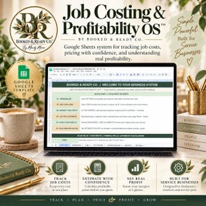 Job Costing & Profitability OS: Google Sheets System for Service Businesses