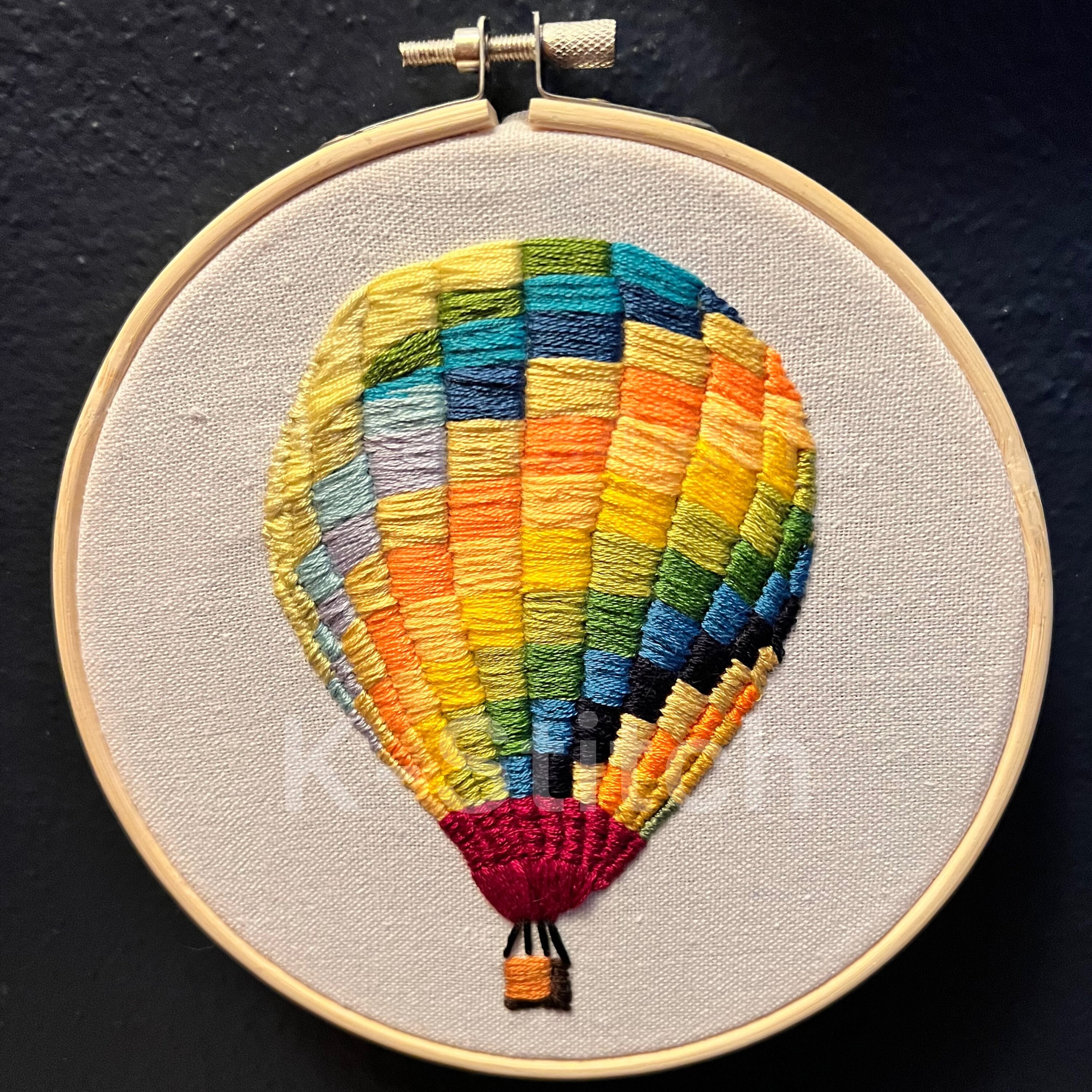 BTS Young Forever Hot Air Balloon Cross Stitch Embroidery - Etsy