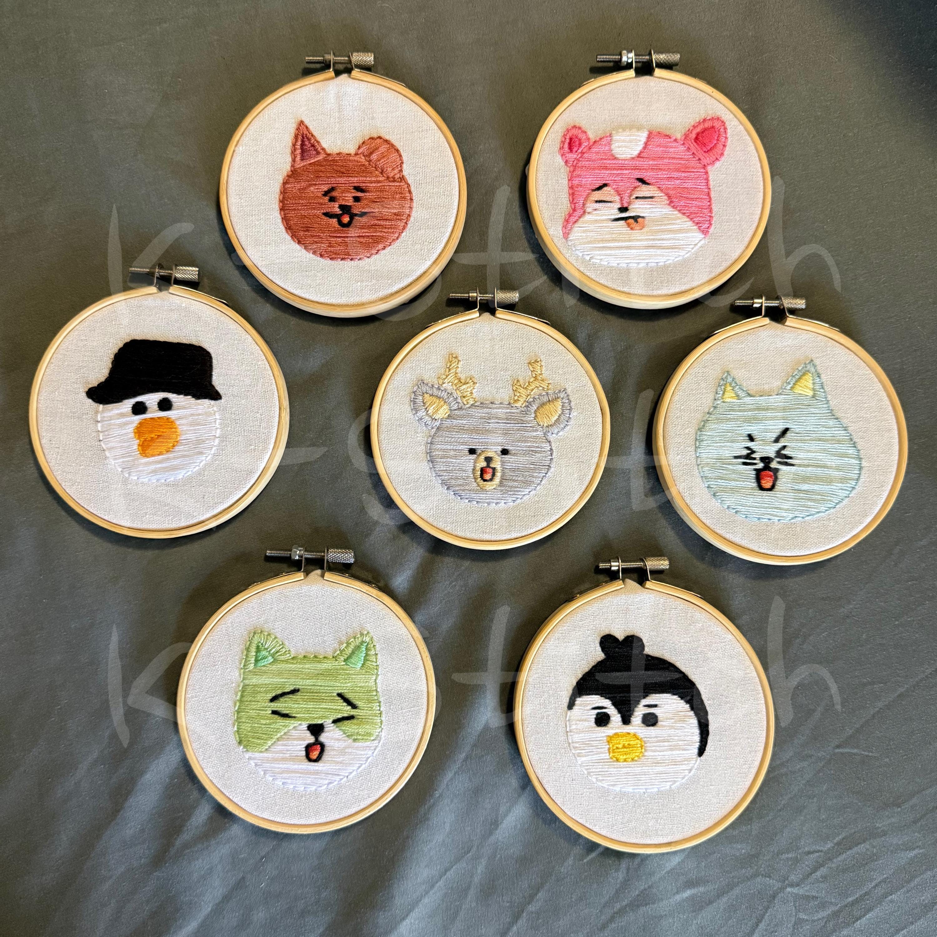 Enhypen EN-H22 Character Cross Stitch Embroidery - Etsy