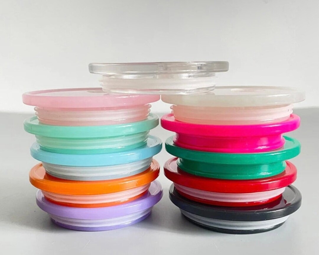 16/20oz Glass Can Plastic Lids, Replacement for Bamboo Lid Etsy