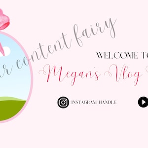Coquette Youtube Intro, Youtube Intro, Youtube Outro, Youtube Intro with Bows, Bow Trend, Digital Download, Editable Youtube Intro