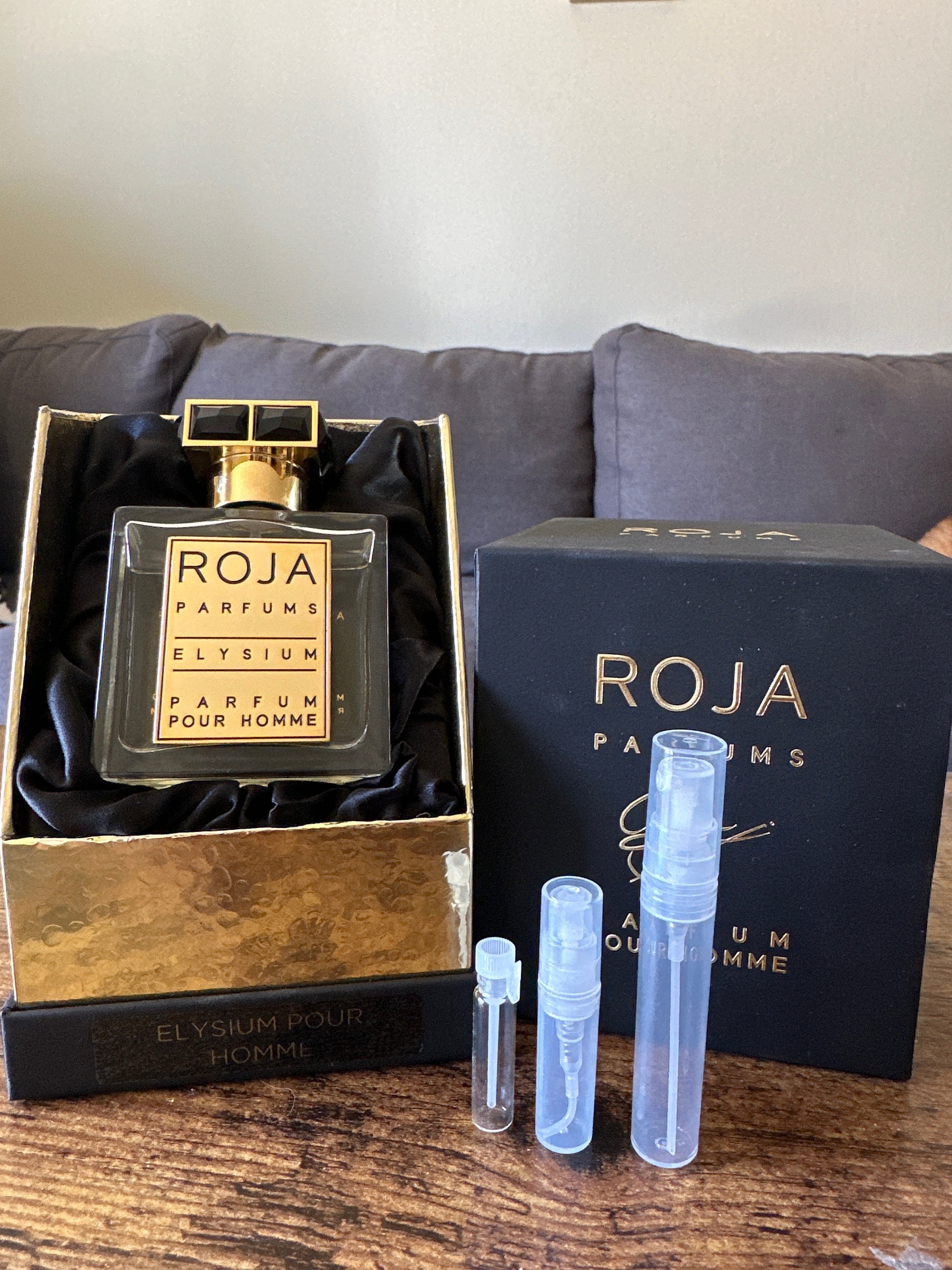 Elysium Parfum Pour Homme by Roja Sample Fragrance Tester Etsy