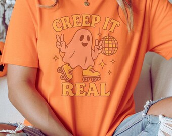 Creep It Real Halloween Shirt: Funny Spooky Season Tee