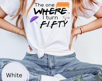 50th Birthday Comfort Colors Tee: US Cotton Gift Shirt