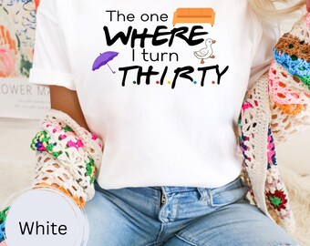 30th Birthday Comfort Colors Shirt: Milestone Gift Tee