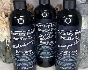 Mop Soap: Non-toxic Pet-Friendly Floor Cleaner (16 fl oz)