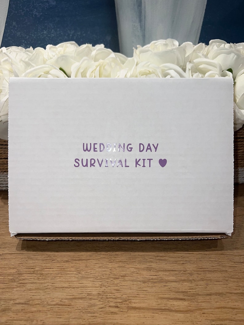 Wedding Day Survival Kit Etsy