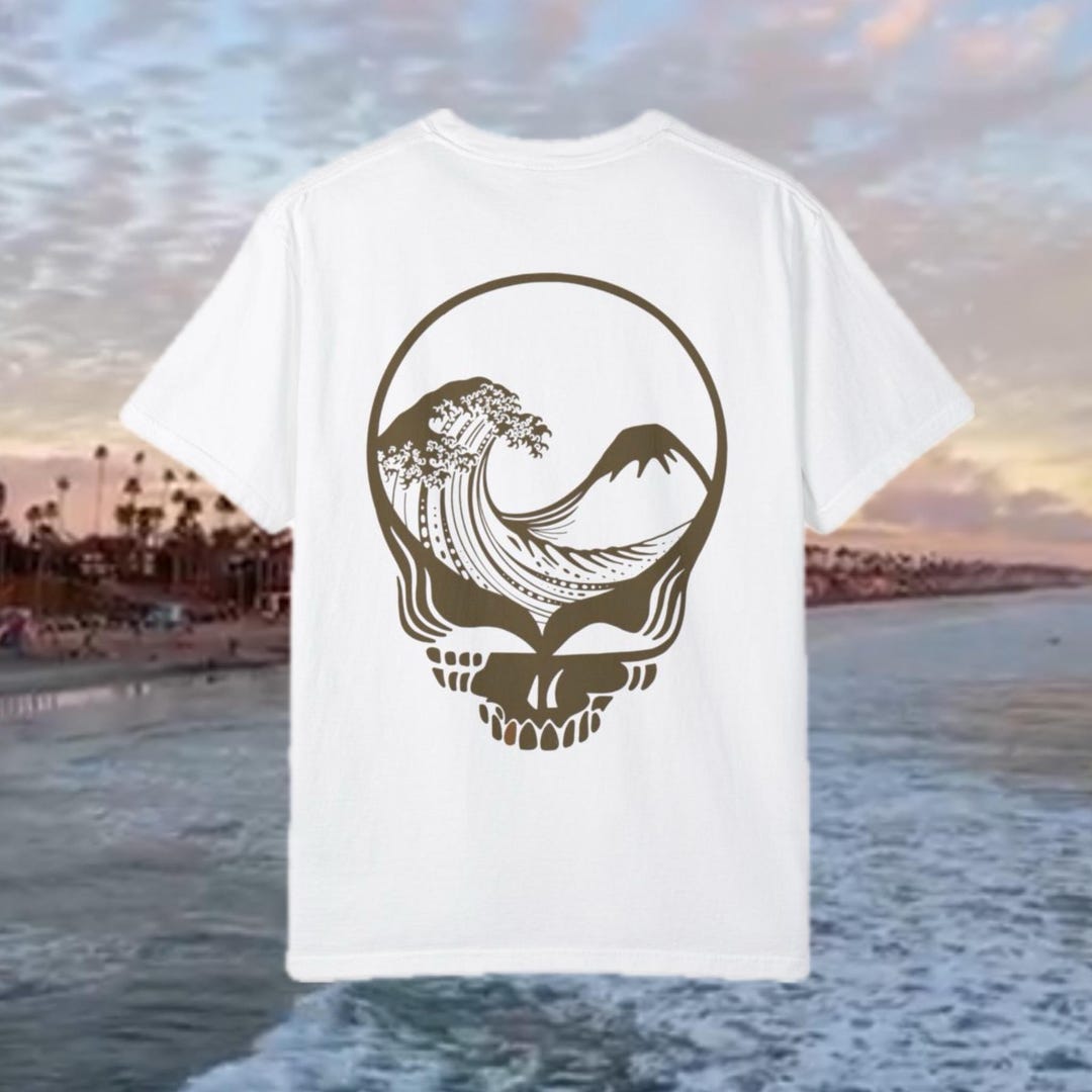 The Ripple Relics Wave Stealie Tee - Etsy