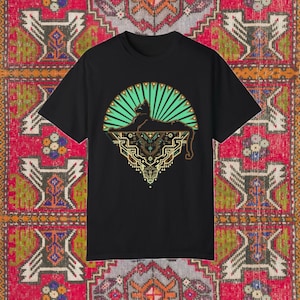 The Cats Under The Stars Tapestry Unisex Tee