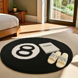 stussy 8ボール ラグマット 8 Ball Rug – Black | Accessories | Stüssy