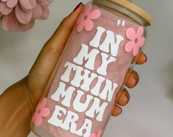 Twin Mom-glas: Gåva för dubbelproblemsmamma