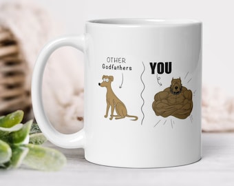 Funny personalised godfather mug for any special occasion-Godparents mugs-Unique gifts-Godfather surprise proposal mug-Special gifts