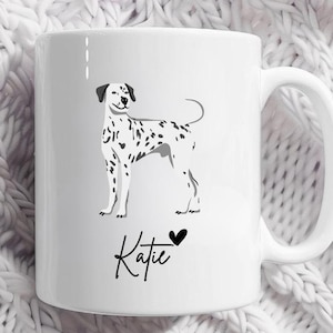 Personalised Dalmatian Mug - Dalmatian Gift - Dog Lover Gift - Dalmatian Gifts - Dog Custom Gifts - Personalised Dog Mug - Dog Mum Gift