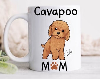 Personalised cavapoo mum mug - Gift for cavapoo owner - Cockapoo lover present - Dog birthday keepsake - Cute gifts for her - Office mug