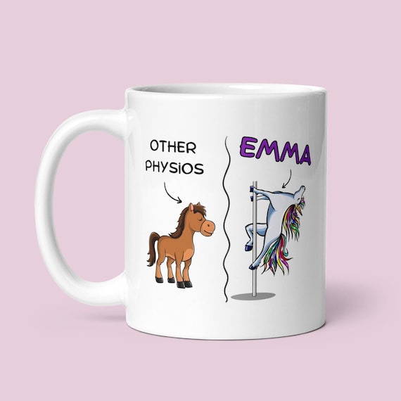 Funny Personalized Physiotherapist Mug: Novelty Physio Gift