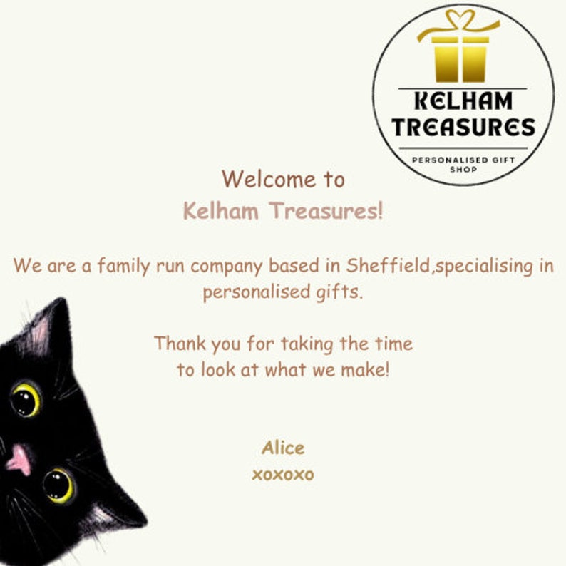 Welcome to Kelham Treasures a personalised gift shop based in Sheffield UK.