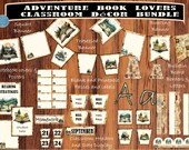 Adventure Book Lovers Classroom Decor Bundle for Middle and High School (Digital Download)