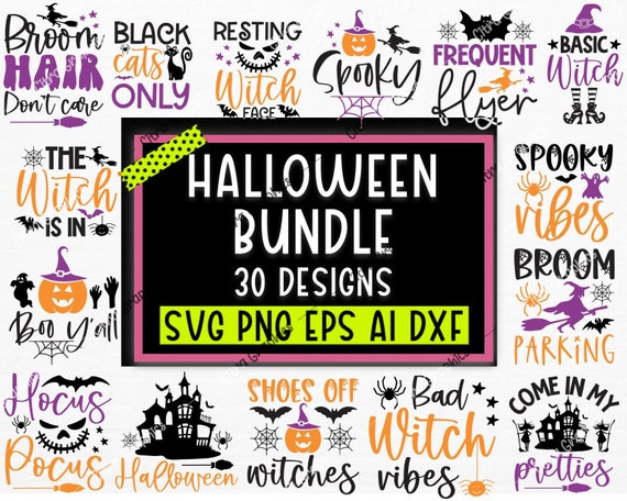 Halloween T-Shirt Mega Bundle , Halloween SVG Mega Bundle