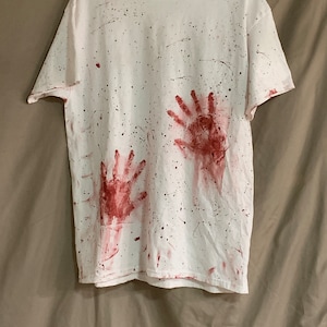Bloody t shirt dress deals