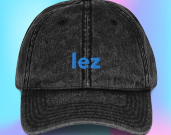 Lez Lesbian Cotton Twill Hat