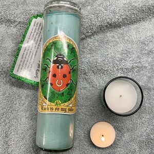 Luck Is On My Side Spell Candle