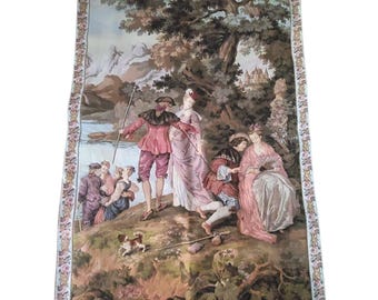 French Tapestry By JP Paris Panneaux Gobelins L'embarquement Pour Cythere